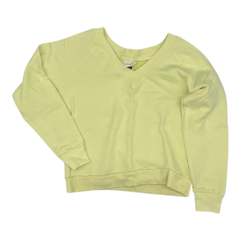 Under Armour sweatshirts gym -Sweatshirt Crewneck By Universal Thread In Yellow, Size:M