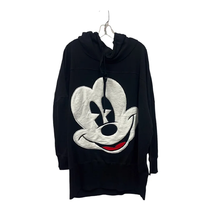 blue sweatshirts trendy -Sweatshirt Collar By Disney Store In Black, Size:2X