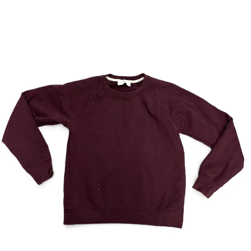 Under Armour sweatshirts trendy -Sweatshirt Crewneck By Everlane In Red, Size: Xs