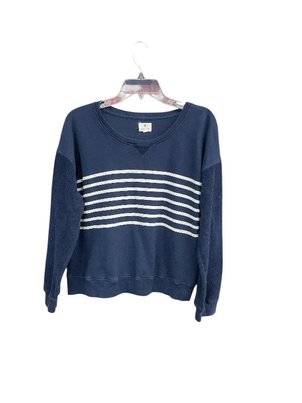 beige sweatshirts modern -Sweatshirt Crewneck By Sundry In Navy, Size: M