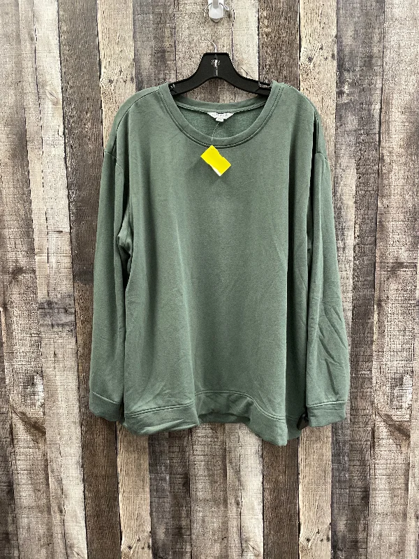 cotton sweatshirts chic -Sweatshirt Crewneck By Orvis In Green, Size: Xl