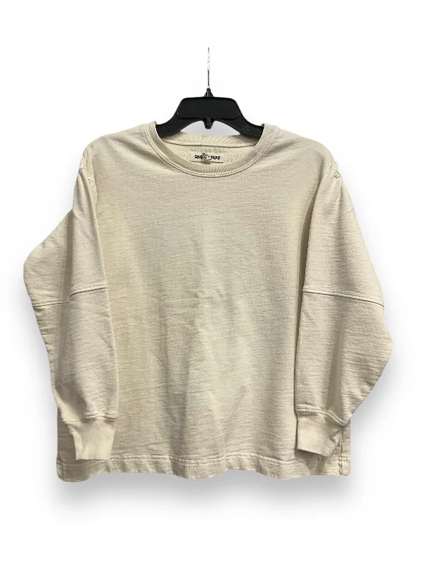 lightweight sweatshirts bold -Sweatshirt Crewneck By Clothes Mentor In Cream, Size: Xs