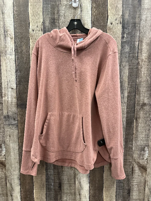 sweatshirts with polka dots -Sweatshirt Hoodie By Rbx In Mauve, Size: M