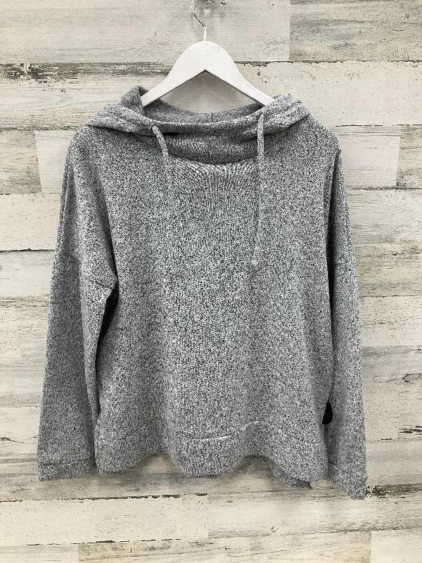 green sweatshirts chic -Sweatshirt Hoodie By Sonoma In Grey, Size: L