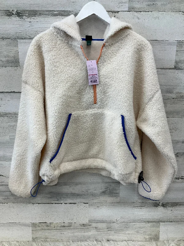 sweatshirts for yoga -Sweatshirt Hoodie By Wild Fable In Cream, Size: L