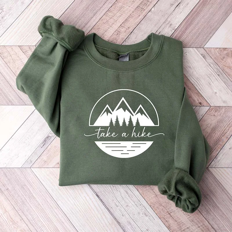 sweatshirts with pockets -Take A Hike Shirt Hiking Adventure Lover Sweatshirt