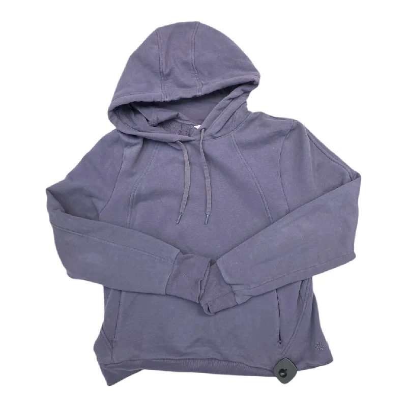 tie-dye sweatshirts bold -Athletic Sweatshirt Hoodie By Athleta In Purple, Size: M