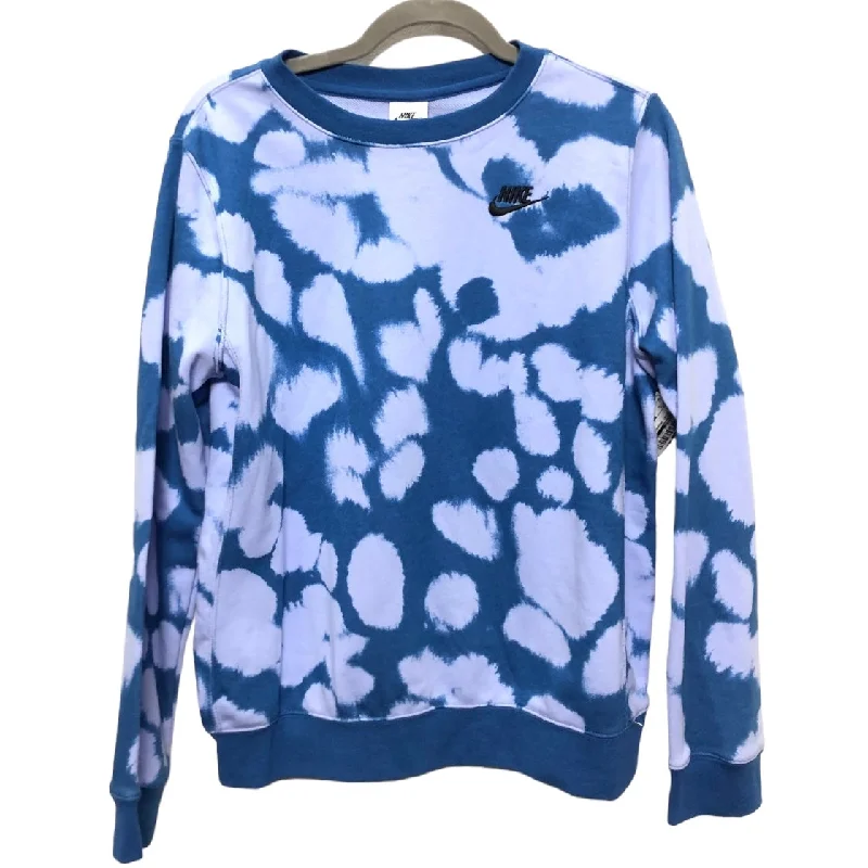 sweatshirts for forest -Sweatshirt Crewneck By Nike Apparel In Blue, Size: Xl