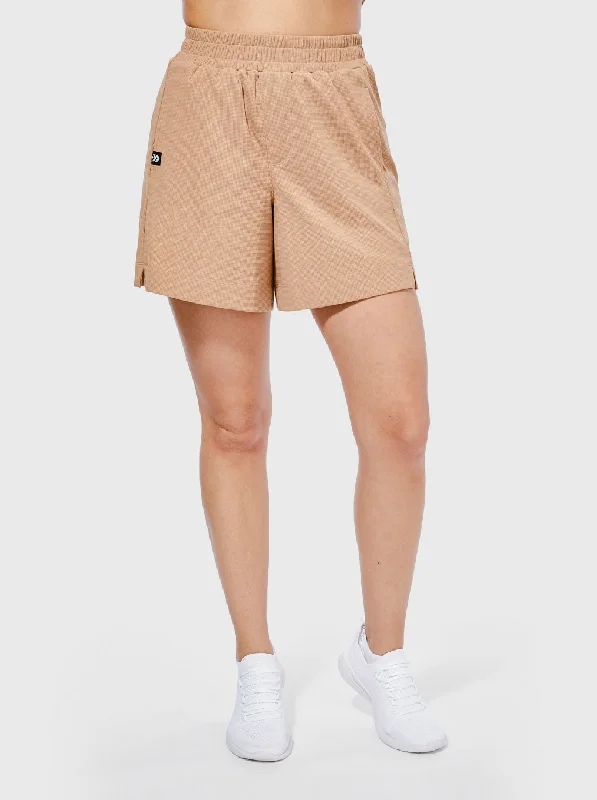 shorts teens solar cedar -shorts with twisted cuffs -shorts with twisted cuffs -BARRY'S ALMOND TECH WAFFLE SHORTS