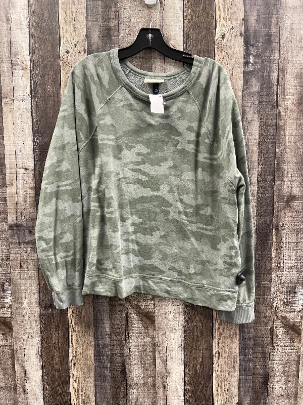 sweatshirts for summer -Sweatshirt Crewneck By Universal Thread In Camouflage Print, Size: 2x