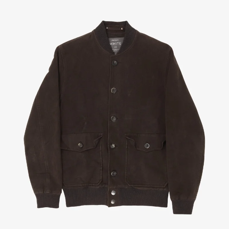 light striking jacket -The Moleskin Bomber