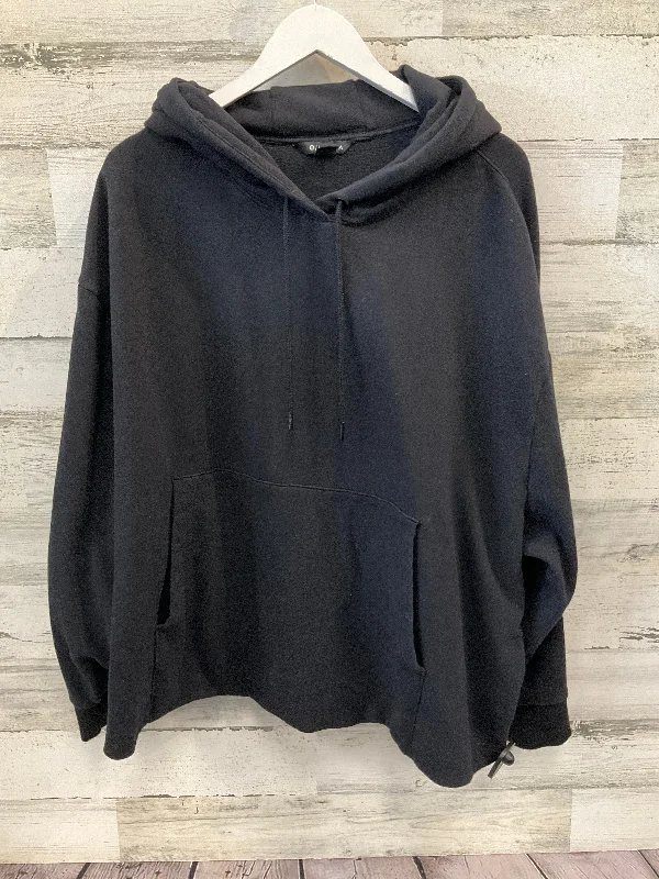 vintage sweatshirts unisex -Athletic Sweatshirt Hoodie By Athleta In Black, Size: 3x