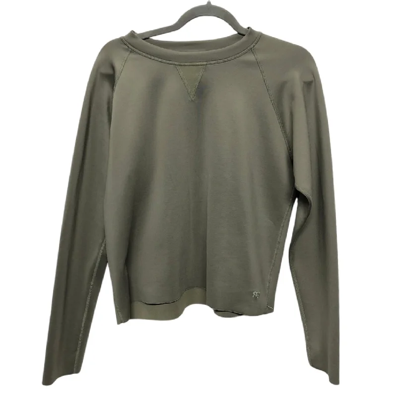 oversized sweatshirts sale -Athletic Sweatshirt Crewneck By Cmc In Green, Size: M