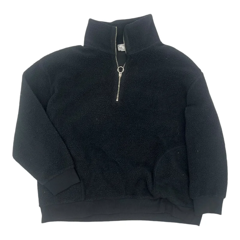 sweatshirts for weekends -Sweatshirt Collar By Ava & Viv In Grey, Size:1X