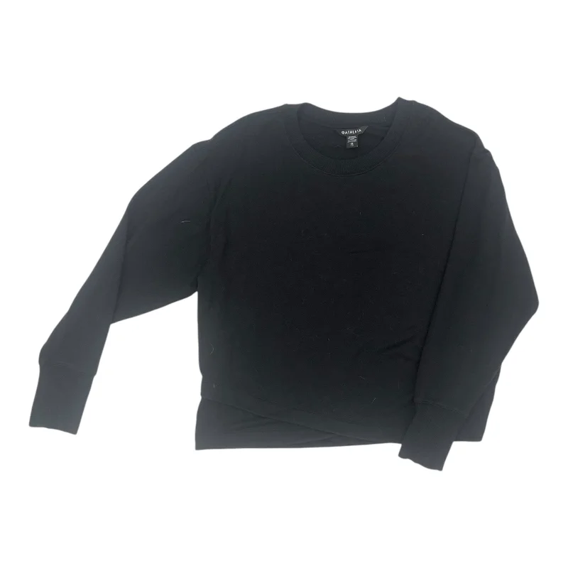 blue sweatshirts bold -Athletic Sweatshirt Crewneck By Athleta In Black, Size:Xl