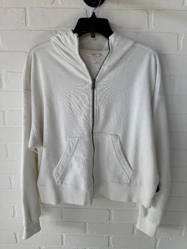 Nike sweatshirts stylish -Sweatshirt Hoodie By Free People In White, Size: S