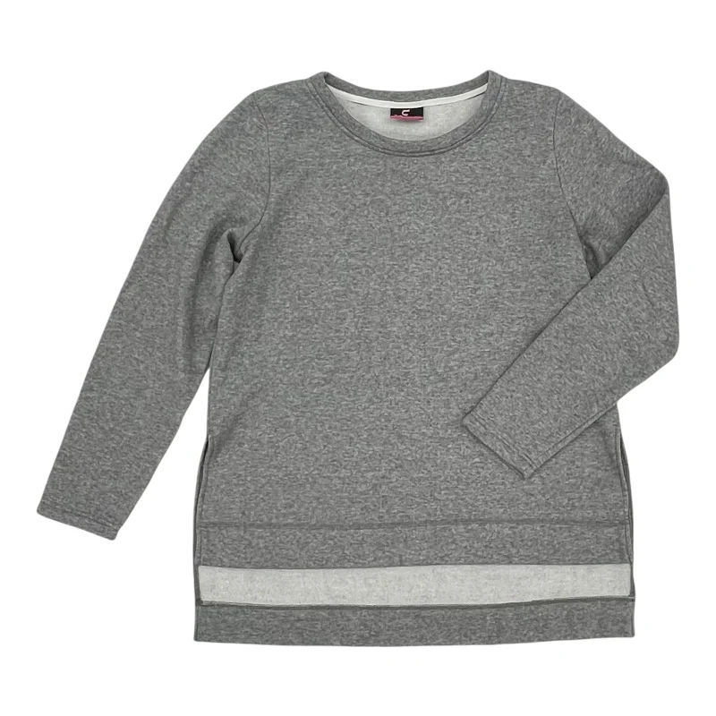 sweatshirts for team -Sweatshirt Crewneck By Clothes Mentor In Grey, Size:Xl