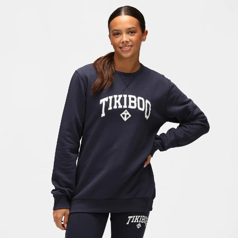 Navy Athleisure Sweatshirt