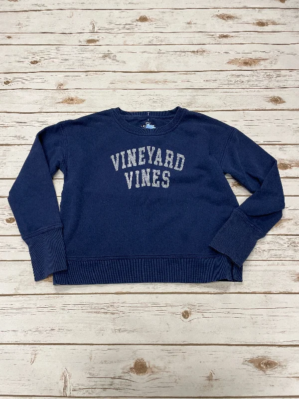 green sweatshirts bold -Sweatshirt Crewneck By Vineyard Vines In Blue, Size: S