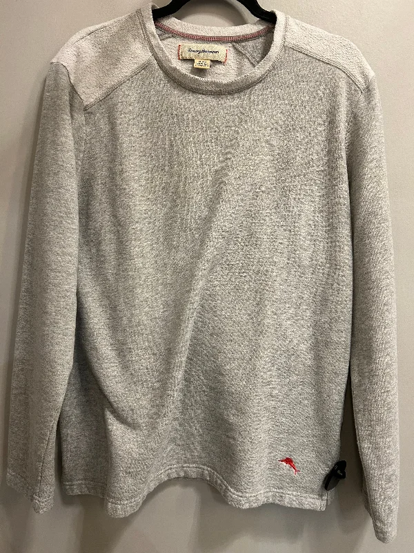 red sweatshirts sporty -Sweatshirt Crewneck By Tommy Bahama In Grey, Size: Xl