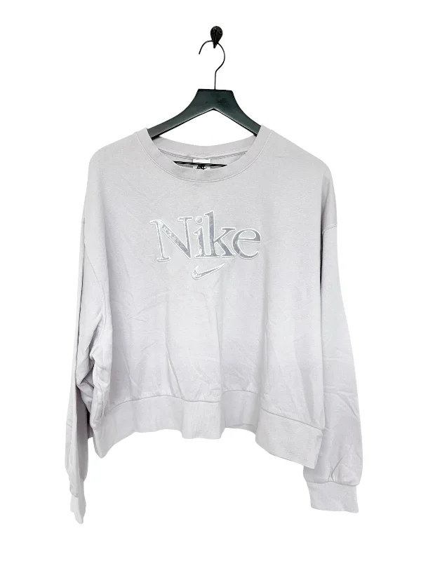 orange sweatshirts chic -Sweatshirt Crewneck By Nike Apparel In Pink, Size: 1x