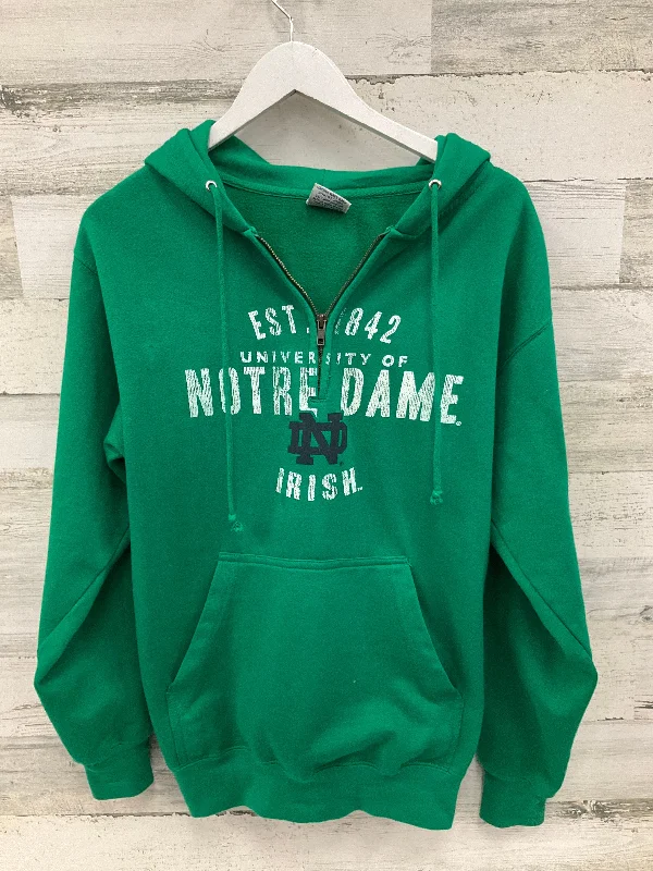 vintage sweatshirts cool -Athletic Sweatshirt Hoodie By Clothes Mentor In Green, Size: Xs