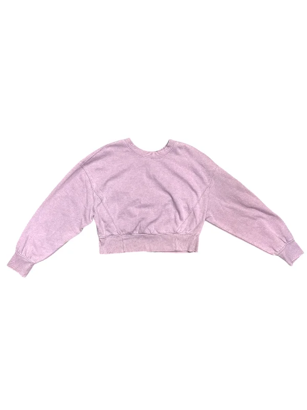 plain sweatshirts clean -Sweatshirt Collar By Wild Fable In Purple, Size: 2x