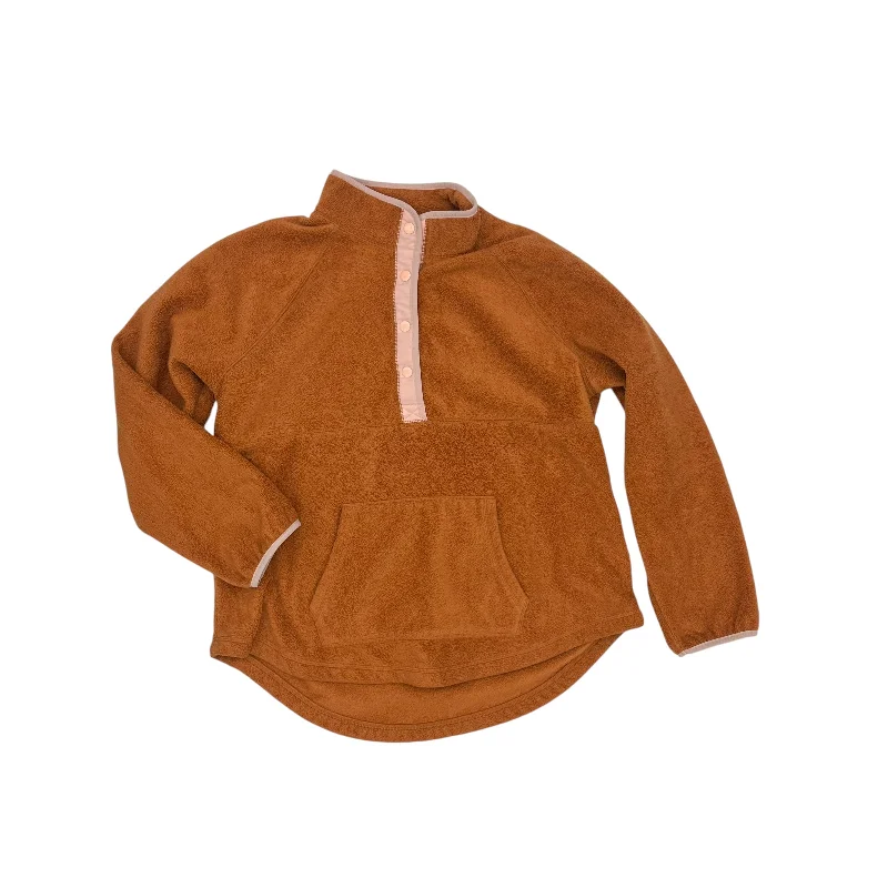 grey sweatshirts stylish -Sweatshirt Collar By Sonoma In Orange, Size:Xl