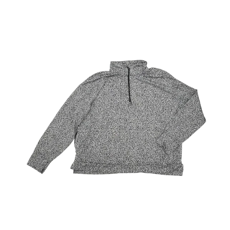 custom sweatshirts cheap -Athletic Sweatshirt Collar By Avia In Grey, Size:3X