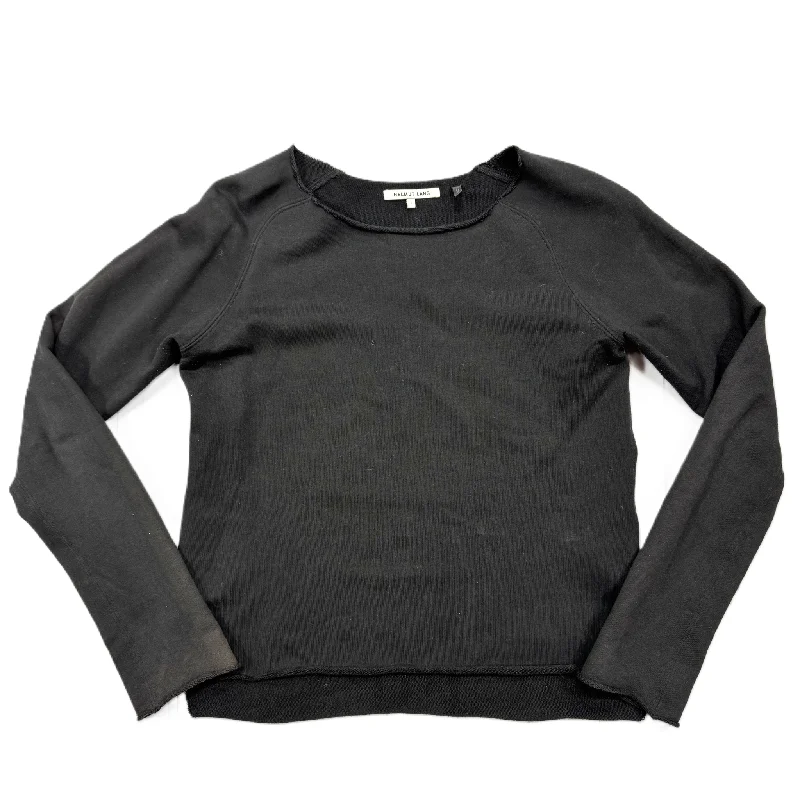 red sweatshirts sleek -Sweatshirt Crewneck By Helmut Lang In Black, Size: S