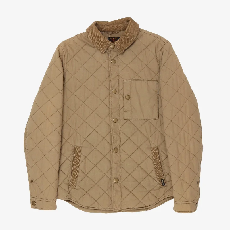 brick radiant jacket -Beacon Brand Quilted Jacket