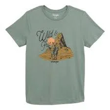 basalt t-shirts dark sheen -basalt t-shirts dark sheen -LADIES WRANGLER WILD N FREE TSHIRT