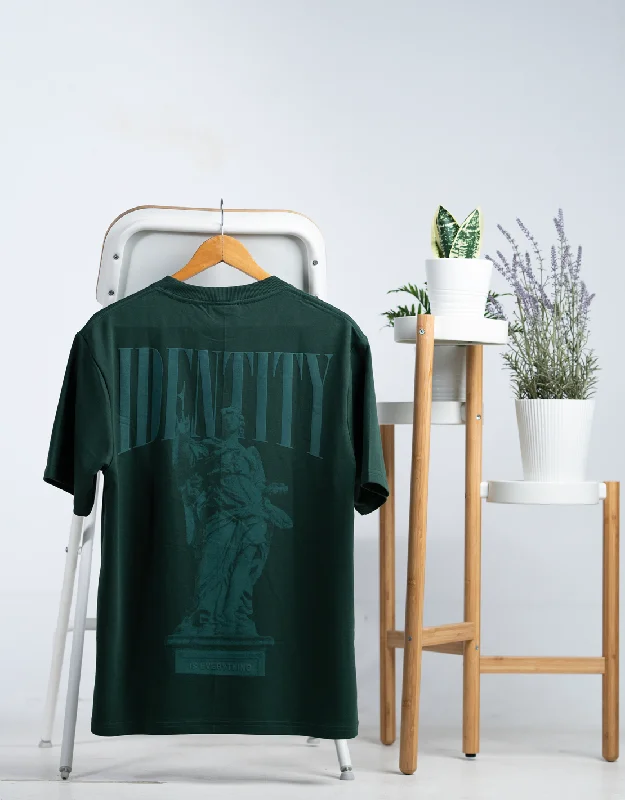 clove t-shirts rich hue -clove t-shirts rich hue -Angel | Identity is everything | Oversized |Green