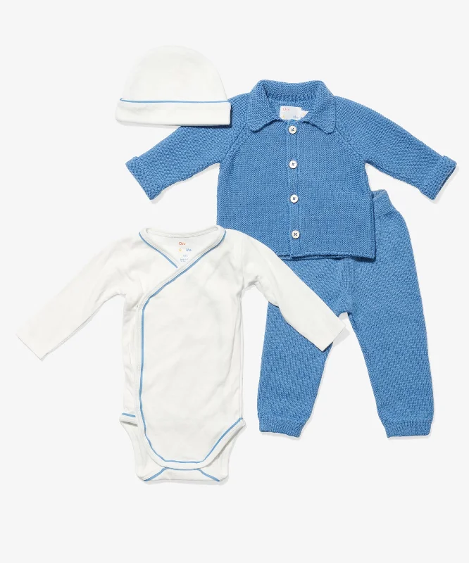 knit-cotton t-shirts hybrid -knit-cotton t-shirts hybrid -Baby Essentials Bundle, Blue