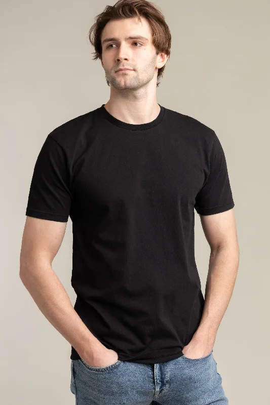 matte grey t-shirts sleek -matte grey t-shirts sleek -Classic Organic Tee - Deep Black