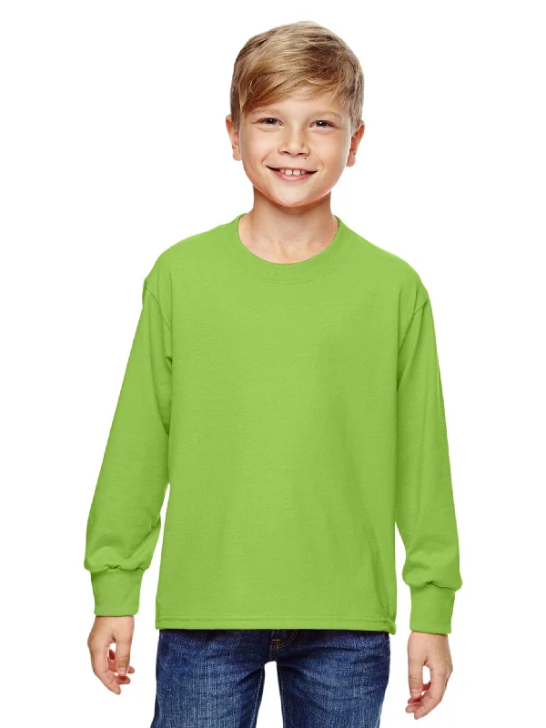 sienna t-shirts earthy shine -sienna t-shirts earthy shine -Fruit of the Loom Youth Heavy Cotton Long Sleeve T-Shirt