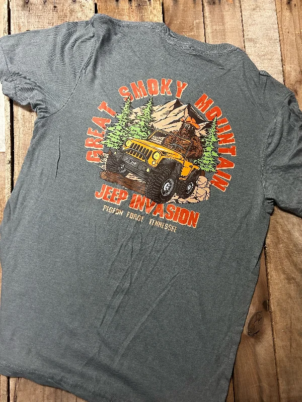 linen-bamboo t-shirts airy -linen-bamboo t-shirts airy -Gilley's Jeep Invasion T-Shirt Pigeon Forge