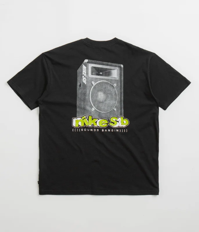 t-shirts with agate prints -t-shirts with agate prints -Nike SB Sounds Bangin T-Shirt - Black