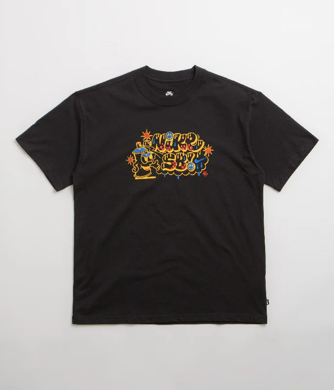 t-shirts with shell studs -t-shirts with shell studs -Nike SB Spray Can T-Shirt - Black