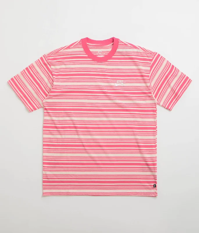 organic linen t-shirts eco -organic linen t-shirts eco -Nike SB Striped T-Shirt - Guava Ice