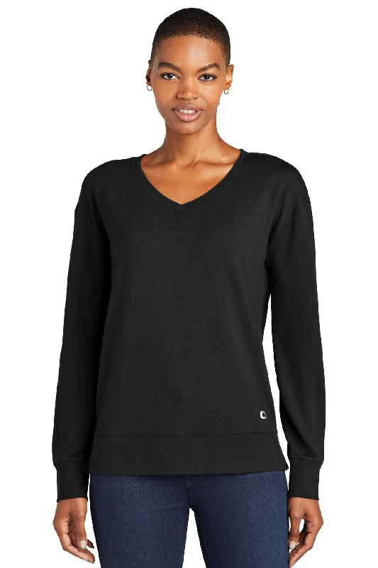 t-shirts with lattice sides -t-shirts with lattice sides -OGIO Ladies Luuma Flex Long Sleeve V-Neck LOG825