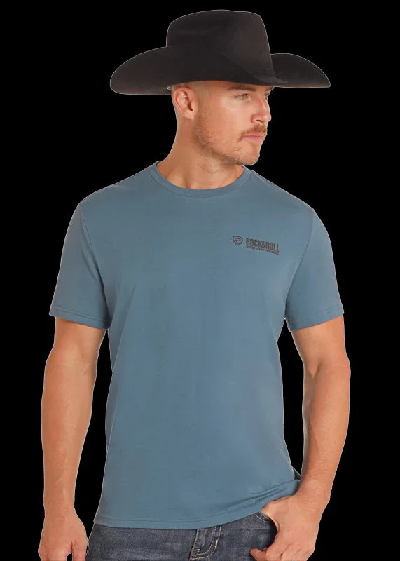 t-shirts with twisted hems -t-shirts with twisted hems -PANHANDLE WILD WEST TEE