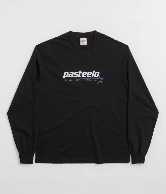 t-shirts with agate logos -t-shirts with agate logos -Pasteelo Energy Long Sleeve T-Shirt - Black