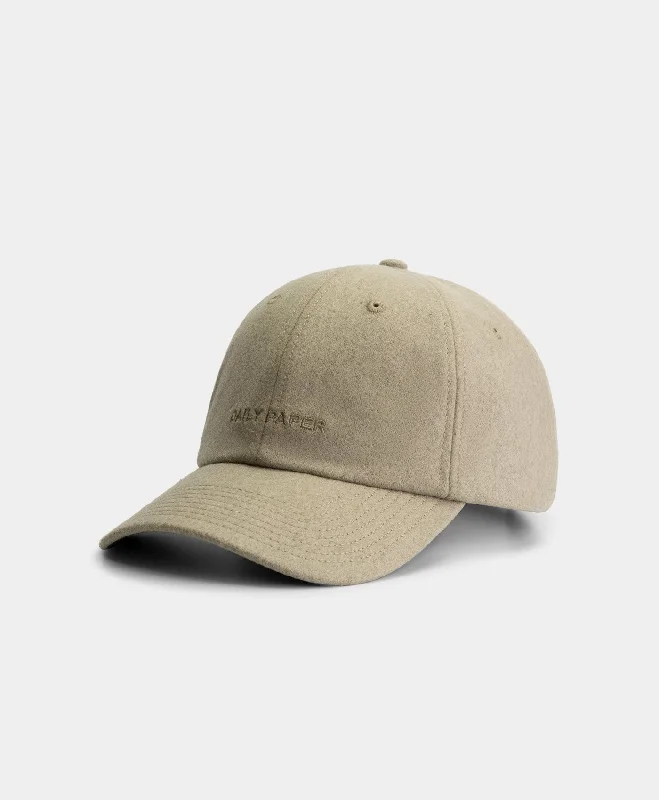 cropped t-shirts festival flair -cropped t-shirts festival flair -Pelican Beige Logo Wool Cap