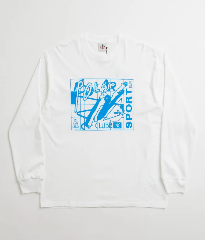 t-shirts teens cosmic smoke -t-shirts teens cosmic smoke -Polar Clubb Inc Long Sleeve T-Shirt - White