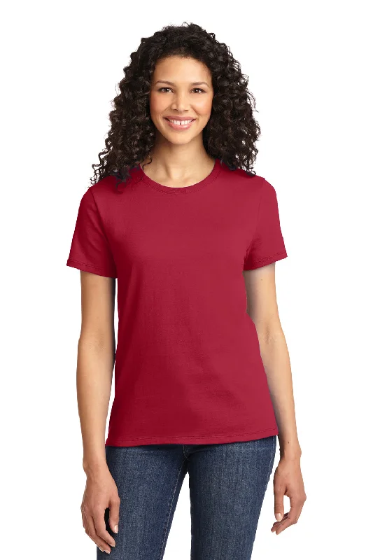 chevron t-shirts dynamic pattern -chevron t-shirts dynamic pattern -Port & Company Womens Essential Short Sleeve Crewneck T-Shirt - Red