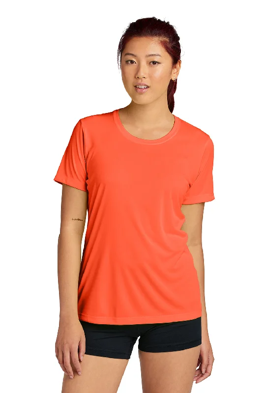 long t-shirts beach vibe -long t-shirts beach vibe -Sport-Tek Womens Competitor Moisture Wicking Short Sleeve Crewneck T-Shirt - Neon Orange