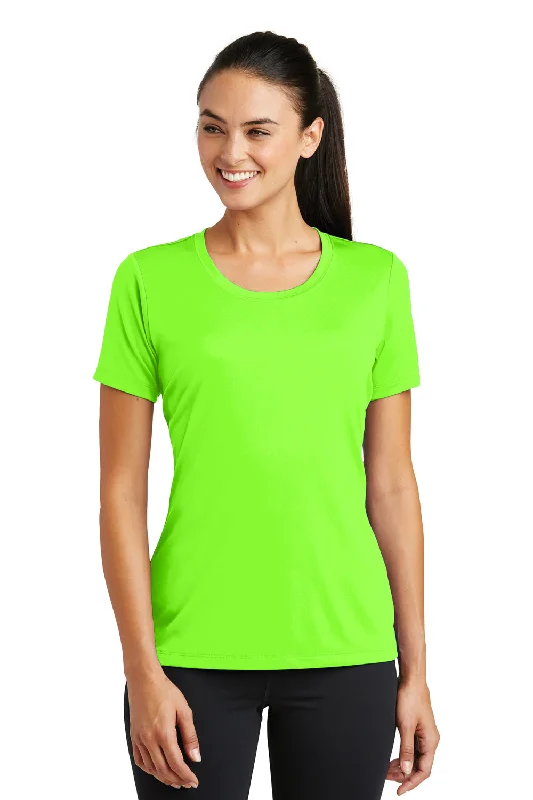 long t-shirts urban chic -long t-shirts urban chic -Sport-Tek Womens Tough Moisture Wicking Short Sleeve Crewneck T-Shirt - Neon Green - Closeout