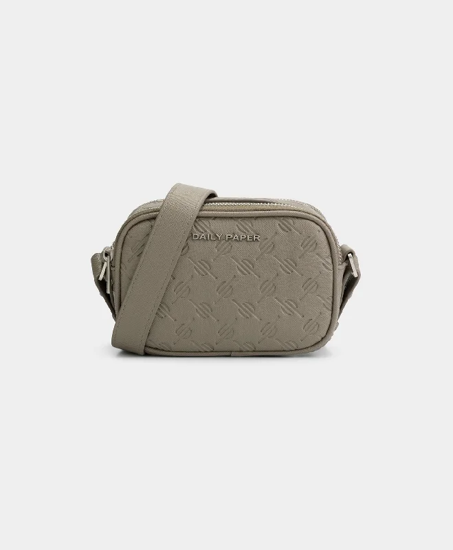 cropped t-shirts festival layer -cropped t-shirts festival layer -Taupe Grey May Monogram Bag