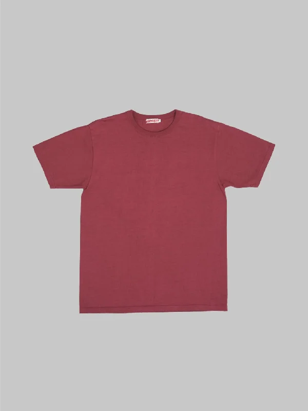 t-shirts men nomad plaid -t-shirts men nomad plaid -The Strike Gold Loopwheeled T-Shirt Burgundy